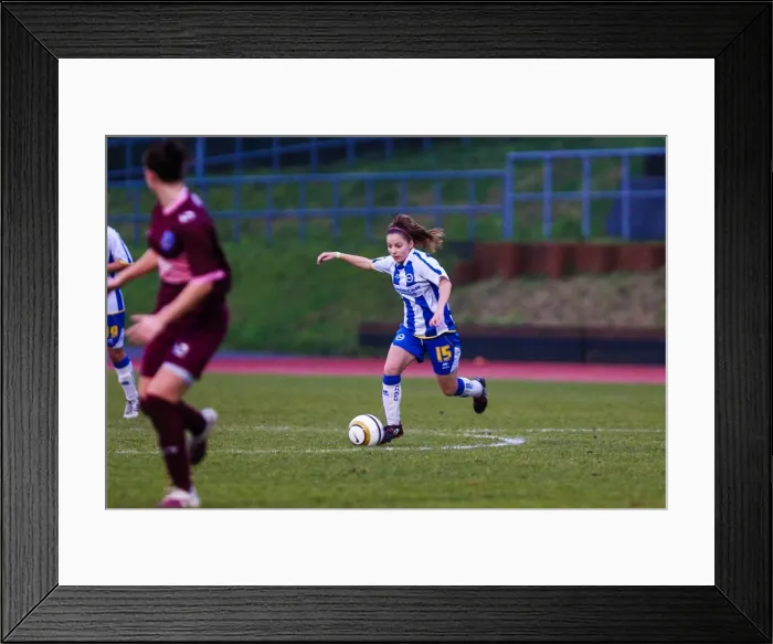 Framed Print : Brighton & Hove Albion Women vs. Portsmouth: 2013-14 Season Match Framed Print : Brighton & Hove Albion Women vs. Portsmouth: 2013-14 Season Match
