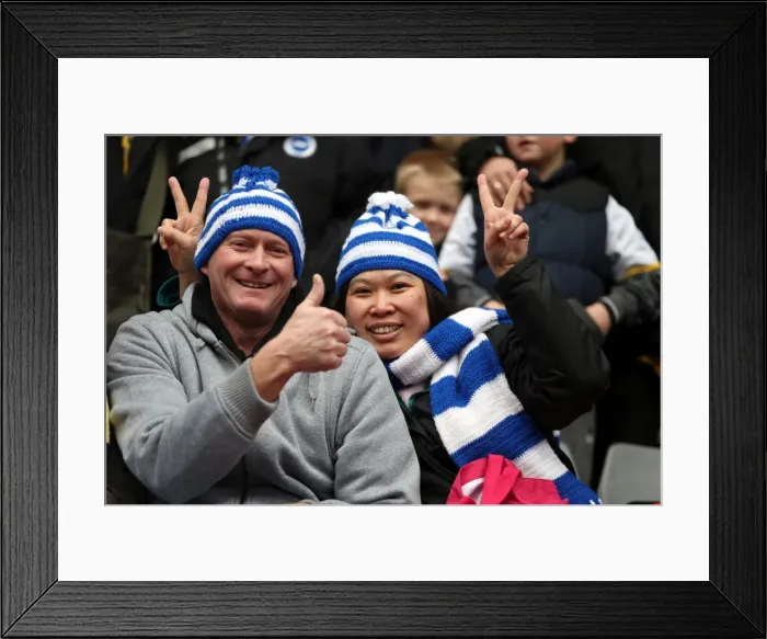 Framed Print : Brighton & Hove Albion vs Charlton Athletic (Away) - 26-12-2013, Season 2013-14 Framed Print : Brighton & Hove Albion vs Charlton Athletic (Away) - 26-12-2013, Season 2013-14
