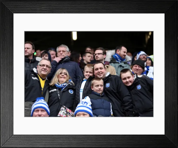 Framed Print : Charlton Athletic vs. Brighton & Hove Albion: Away Game - December 26, 2013 (Season 2013-14) Framed Print : Charlton Athletic vs. Brighton & Hove Albion: Away Game - December 26, 2013 (Season 2013-14)