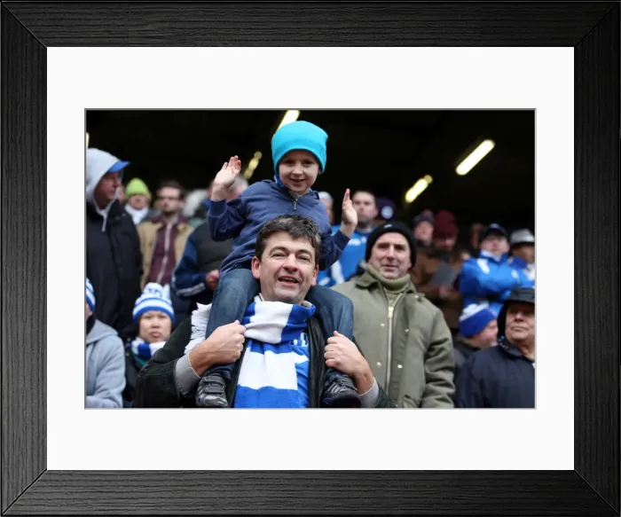 Framed Print : Brighton & Hove Albion vs Charlton Athletic (Away): 26-12-2013 - Season 2013-14