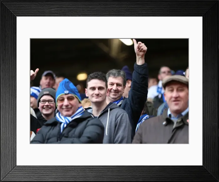 Framed Print : Brighton & Hove Albion vs Charlton Athletic (Away) - 26-12-2013 - Season 2013-14
