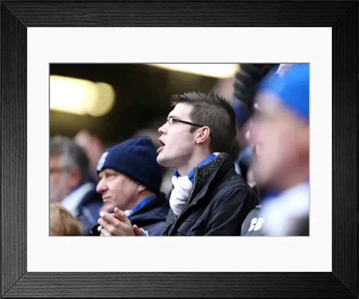 Framed Print : Brighton & Hove Albion vs Charlton Athletic (Away) - 26-12-2013, Season 2013-14 Framed Print : Brighton & Hove Albion vs Charlton Athletic (Away) - 26-12-2013, Season 2013-14