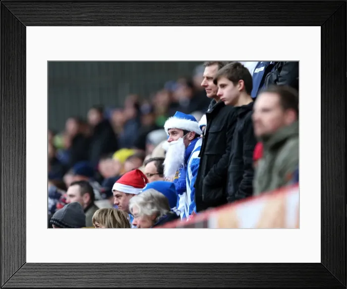 Framed Print : Brighton & Hove Albion vs Charlton Athletic (Away) - 26-12-2013, Season 2013-14 Framed Print : Brighton & Hove Albion vs Charlton Athletic (Away) - 26-12-2013, Season 2013-14