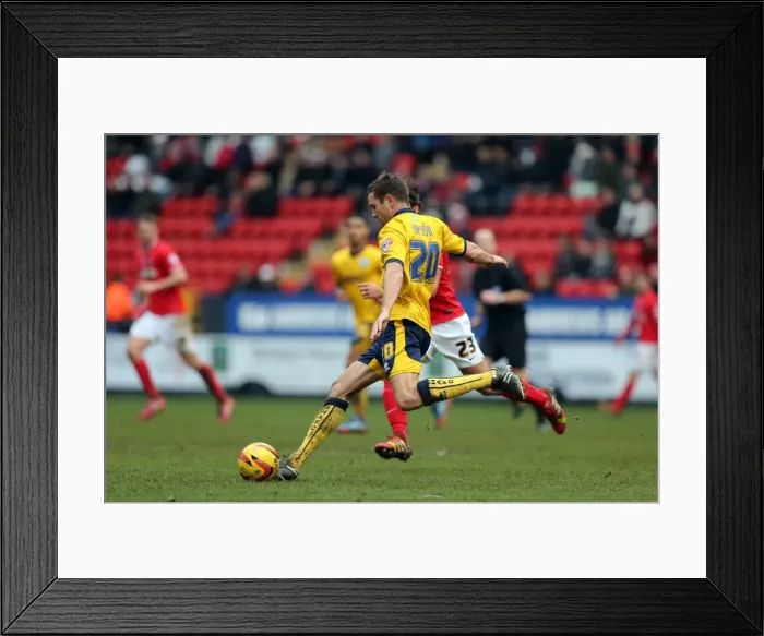 Framed Print : Brighton & Hove Albion vs Charlton Athletic (Away) - 26-12-2013 - Season 2013-14 Framed Print : Brighton & Hove Albion vs Charlton Athletic (Away) - 26-12-2013 - Season 2013-14