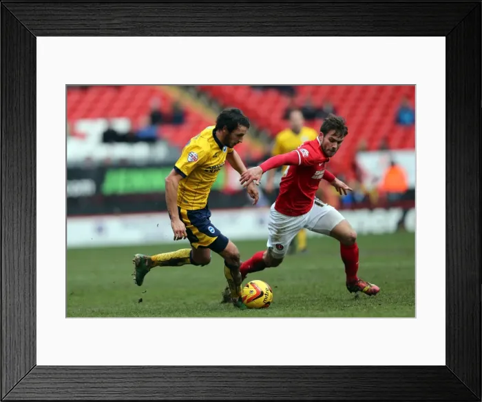 Framed Print : Brighton & Hove Albion vs Charlton Athletic (Away) - 26-12-2013: Season 2013-14 Framed Print : Brighton & Hove Albion vs Charlton Athletic (Away) - 26-12-2013: Season 2013-14