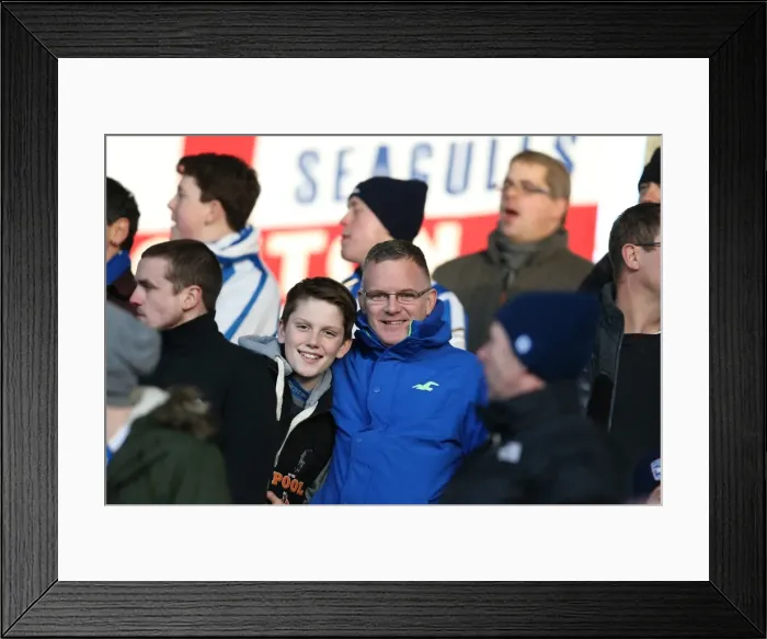 Framed Print : Brighton & Hove Albion Away at Blackpool (2013-14 Season): 29-12-2013 Framed Print : Brighton & Hove Albion Away at Blackpool (2013-14 Season): 29-12-2013