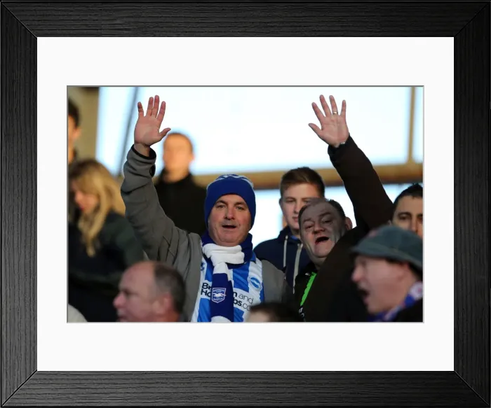 Framed Print : Brighton & Hove Albion Away at Blackpool (29-12-2013) - Season 2013-14 Framed Print : Brighton & Hove Albion Away at Blackpool (29-12-2013) - Season 2013-14