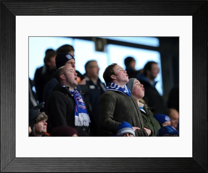 Framed Print : Brighton & Hove Albion vs. Blackpool: Away Game - December 29, 2013 (Season 2013-14)