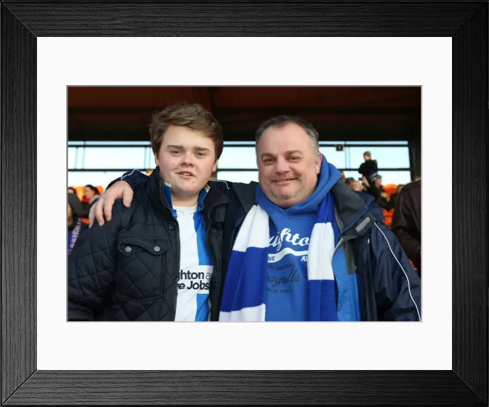 Framed Print : Brighton & Hove Albion Away at Blackpool (2013-14 Season) Framed Print : Brighton & Hove Albion Away at Blackpool (2013-14 Season)
