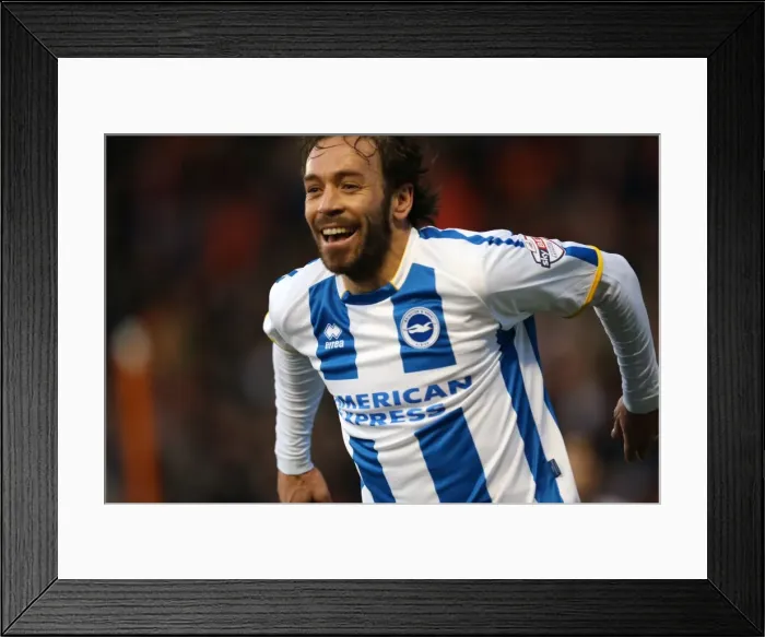 Framed Print : Brighton & Hove Albion vs. Blackpool: Away Game - December 29, 2013
