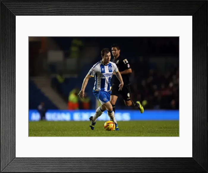Framed Print : Brighton & Hove Albion vs. Bournemouth: Home Game - January 1, 2014 (Season 2013-14) Framed Print : Brighton & Hove Albion vs. Bournemouth: Home Game - January 1, 2014 (Season 2013-14)