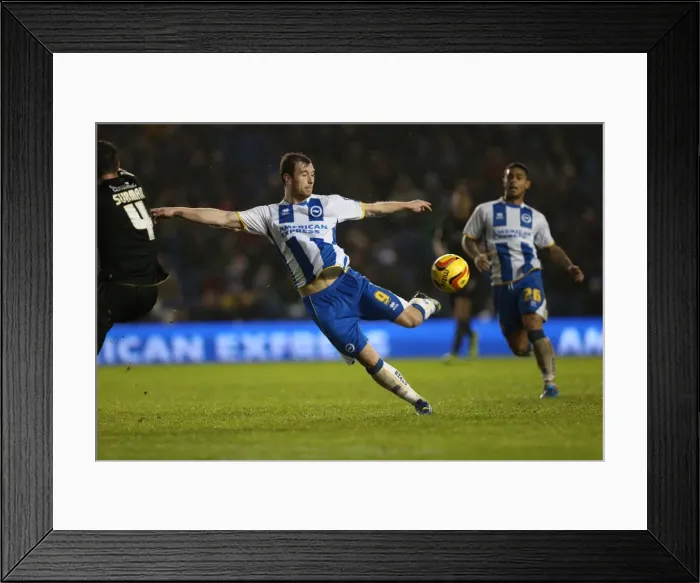 Framed Print : Brighton & Hove Albion vs Bournemouth: Home Game - January 1, 2014 (Season 2013-14) Framed Print : Brighton & Hove Albion vs Bournemouth: Home Game - January 1, 2014 (Season 2013-14)