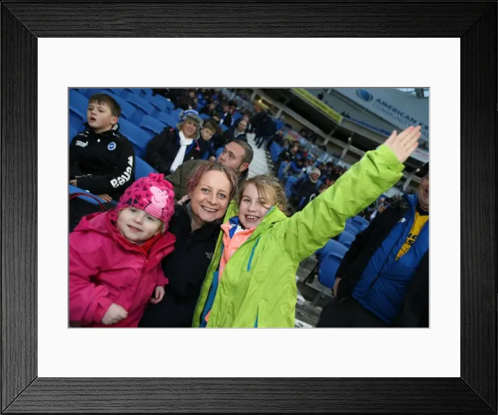Framed Print : Brighton & Hove Albion vs Bournemouth: Home Game (January 1, 2014) Framed Print : Brighton & Hove Albion vs Bournemouth: Home Game (January 1, 2014)