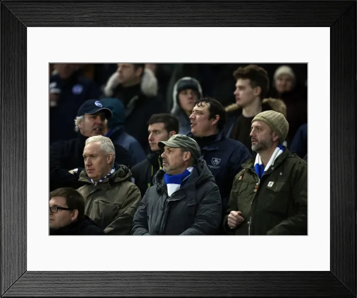 Framed Print : Brighton & Hove Albion vs. Bournemouth: Home Game - January 1, 2014 (Season 2013-14) Framed Print : Brighton & Hove Albion vs. Bournemouth: Home Game - January 1, 2014 (Season 2013-14)