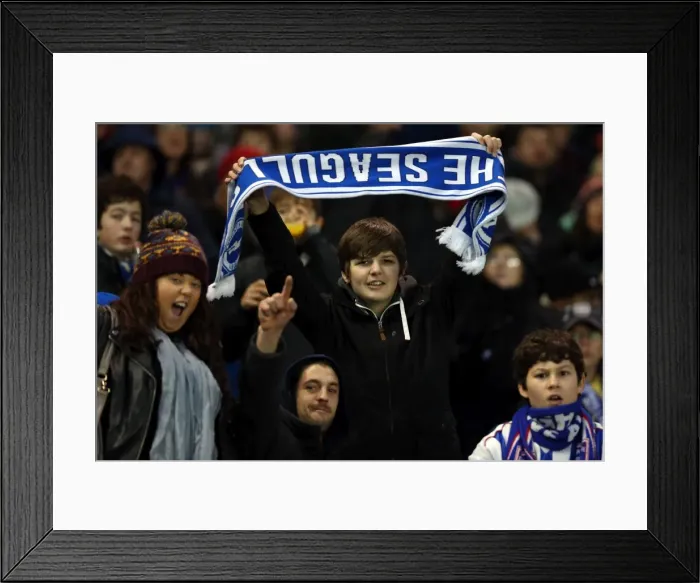 Framed Print : Brighton & Hove Albion vs. Bournemouth: Home Game (January 1, 2014) Framed Print : Brighton & Hove Albion vs. Bournemouth: Home Game (January 1, 2014)
