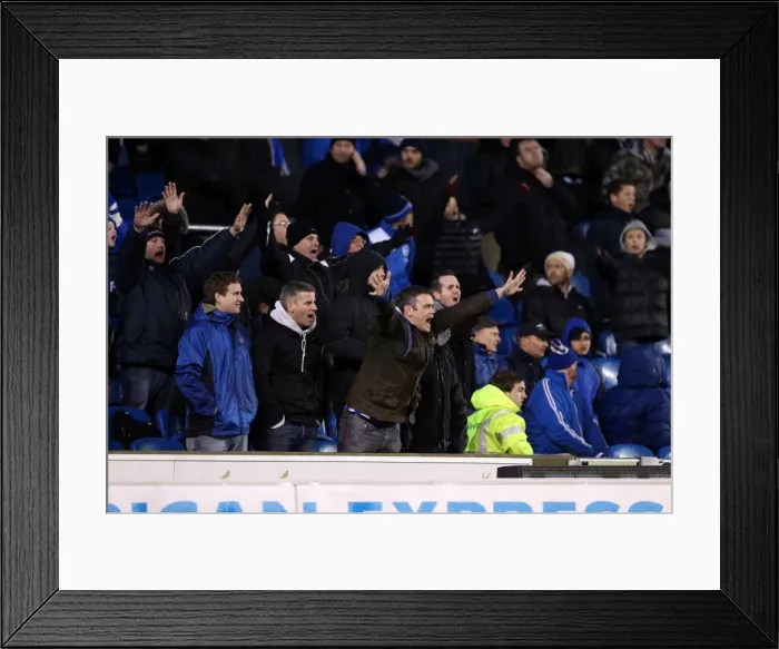 Framed Print : Brighton And Hove Albion Season 2013-14: 2013-14 Home Games: Bournemouth - 01-01-2014 Framed Print : Brighton And Hove Albion Season 2013-14: 2013-14 Home Games: Bournemouth - 01-01-2014