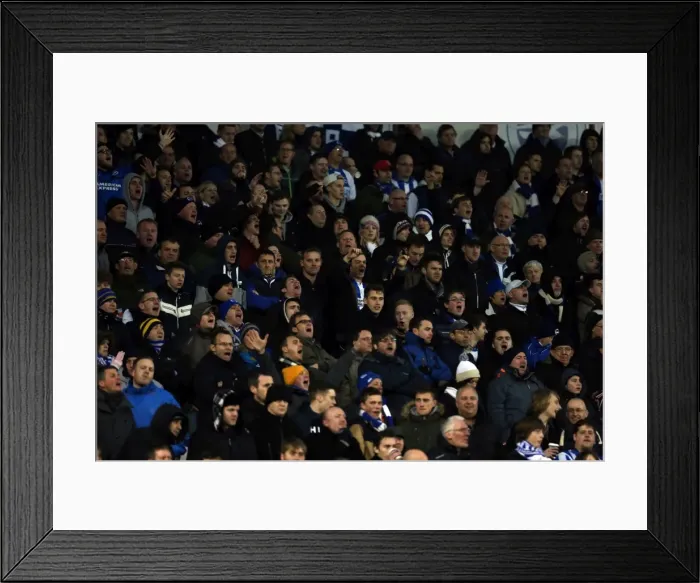 Framed Print : Brighton & Hove Albion vs. Bournemouth: Home Game (January 1, 2014) Framed Print : Brighton & Hove Albion vs. Bournemouth: Home Game (January 1, 2014)