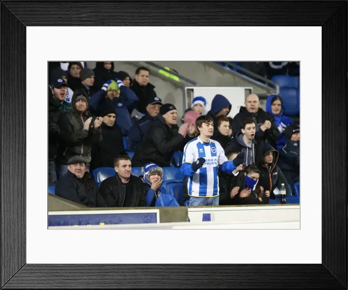 Framed Print : Brighton & Hove Albion vs. Bournemouth: Home Game - January 1, 2014 (Season 2013-14) Framed Print : Brighton & Hove Albion vs. Bournemouth: Home Game - January 1, 2014 (Season 2013-14)