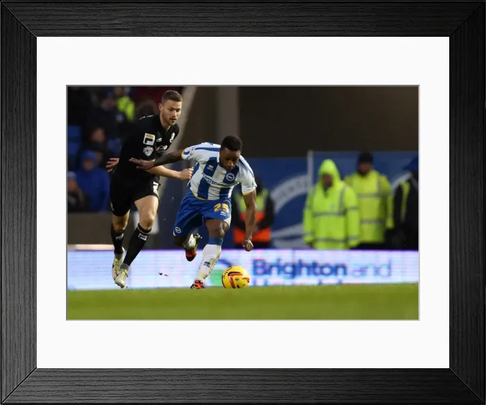 Framed Print : Brighton & Hove Albion vs. Bournemouth: Home Battle (Season 2013-14) Framed Print : Brighton & Hove Albion vs. Bournemouth: Home Battle (Season 2013-14)