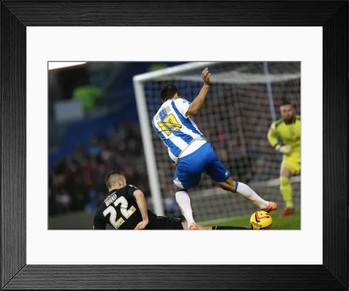 Framed Print : Brighton & Hove Albion vs. Bournemouth: Home Game - January 1, 2014 Framed Print : Brighton & Hove Albion vs. Bournemouth: Home Game - January 1, 2014
