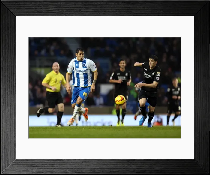 Framed Print : Brighton & Hove Albion vs. Bournemouth: 2013-14 Home Game Framed Print : Brighton & Hove Albion vs. Bournemouth: 2013-14 Home Game