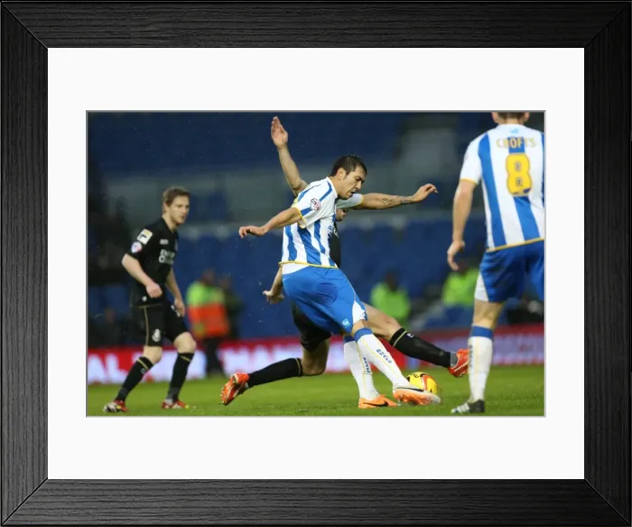 Framed Print : Brighton & Hove Albion vs Bournemouth: Home Game - January 1, 2014 Framed Print : Brighton & Hove Albion vs Bournemouth: Home Game - January 1, 2014