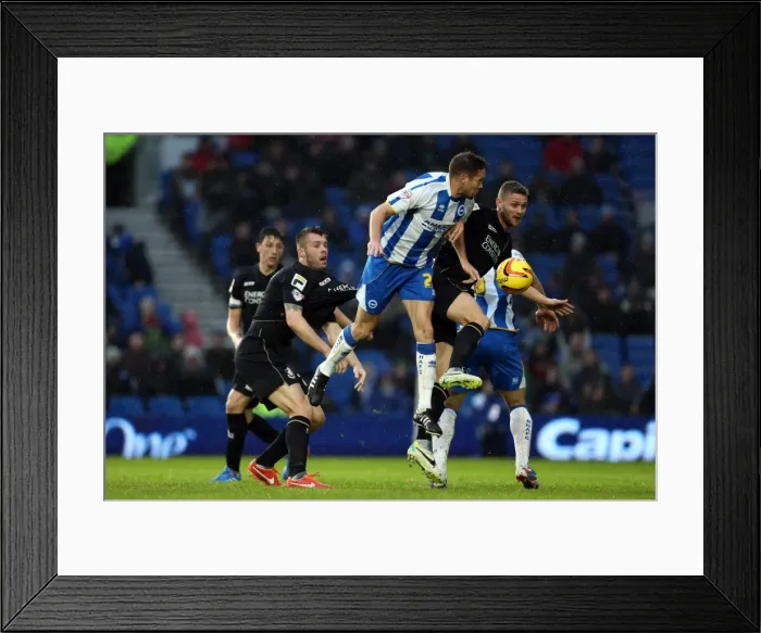 Framed Print : Brighton & Hove Albion vs. Bournemouth: Home Game - January 1, 2014 Framed Print : Brighton & Hove Albion vs. Bournemouth: Home Game - January 1, 2014