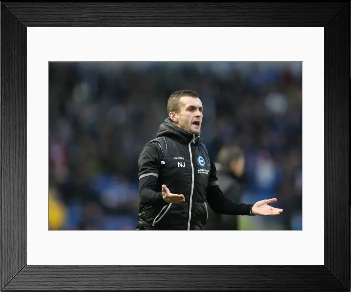 Framed Print : Brighton & Hove Albion vs. Bournemouth: Home Game - January 1, 2014 (Season 2013-14) Framed Print : Brighton & Hove Albion vs. Bournemouth: Home Game - January 1, 2014 (Season 2013-14)