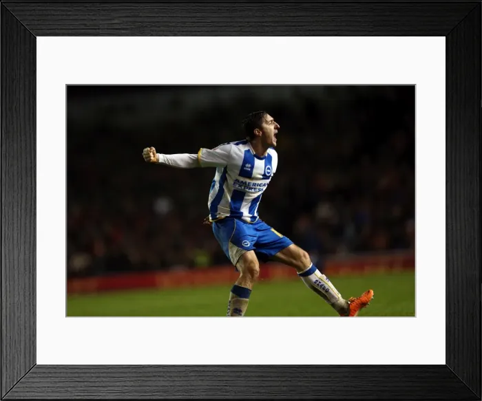 Framed Print : Brighton & Hove Albion vs. Bournemouth: Home Battle (January 1, 2014, Season 2013-14) Framed Print : Brighton & Hove Albion vs. Bournemouth: Home Battle (January 1, 2014, Season 2013-14)