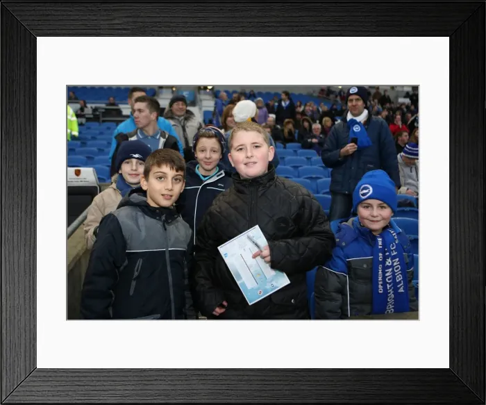 Framed Print : Brighton & Hove Albion vs. Reading (FA Cup) - Home Game, Season 2013-14 (04-01-2014) Framed Print : Brighton & Hove Albion vs. Reading (FA Cup) - Home Game, Season 2013-14 (04-01-2014)