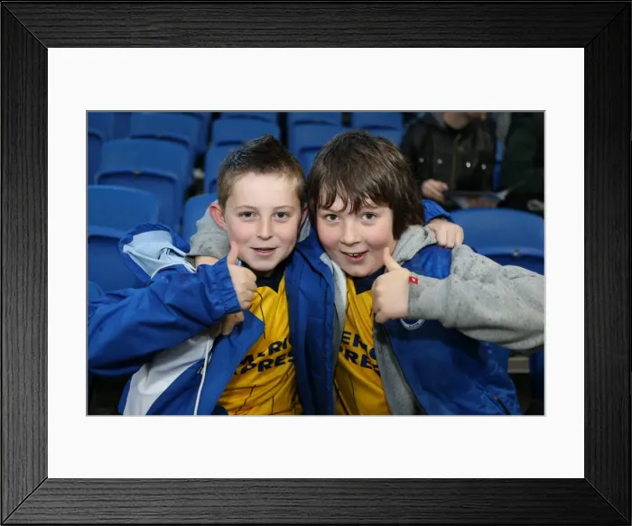 Framed Print : A Fight at the Amex: Brighton & Hove Albion vs. Reading (F.A. Cup), 2013-14 Season Framed Print : A Fight at the Amex: Brighton & Hove Albion vs. Reading (F.A. Cup), 2013-14 Season