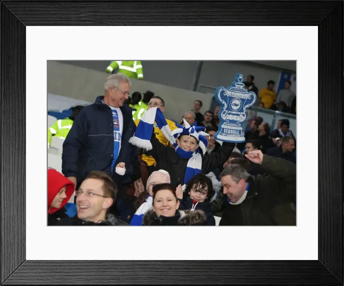 Framed Print : Brighton & Hove Albion vs. Reading (FA Cup) - Home Game: 04-01-2014 (Season 2013-14) Framed Print : Brighton & Hove Albion vs. Reading (FA Cup) - Home Game: 04-01-2014 (Season 2013-14)