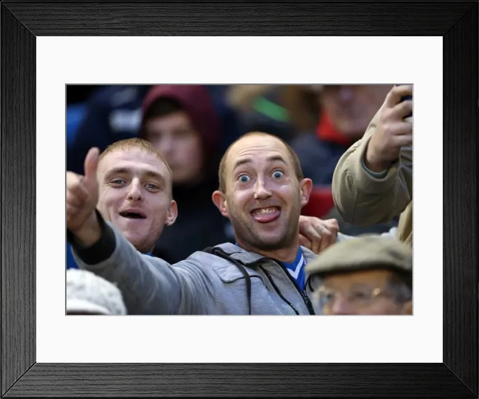 Framed Print : A Fight at the Amex: Brighton & Hove Albion vs. Reading (FA Cup), 2013-14 Season Framed Print : A Fight at the Amex: Brighton & Hove Albion vs. Reading (FA Cup), 2013-14 Season