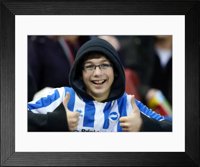 Framed Print : Brighton & Hove Albion vs. Reading (F.A. Cup) - Home Game, January 4, 2014 (2013-14 Season): A Home Victory Framed Print : Brighton & Hove Albion vs. Reading (F.A. Cup) - Home Game, January 4, 2014 (2013-14 Season): A Home Victory