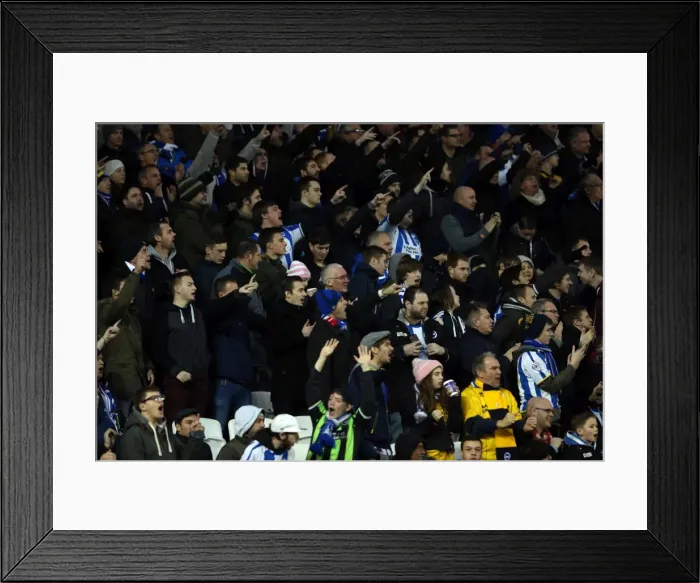 Framed Print : Brighton & Hove Albion vs. Reading (FA Cup) - Home Game, 04-01-2014: Season 2013-14