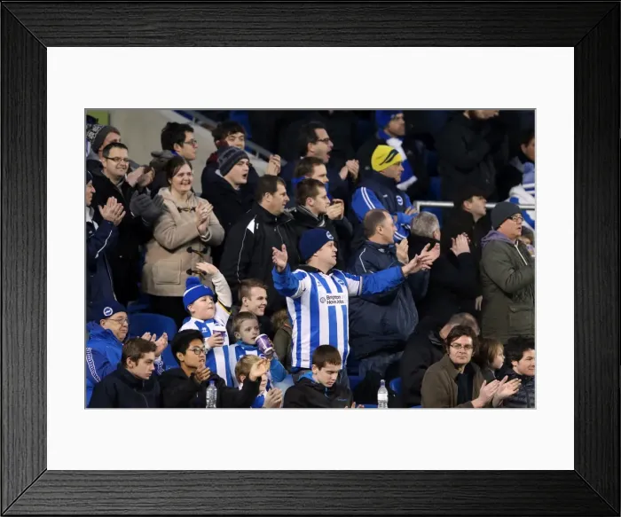 Framed Print : Brighton & Hove Albion vs. Reading (FA Cup) - Home Game, 04-01-2014 (Season 2013-14)