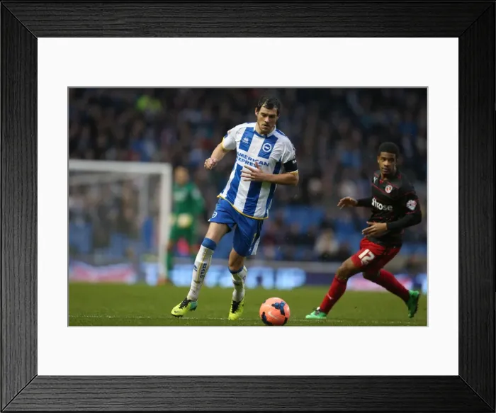 Framed Print : A Fight at the Amex: Brighton & Hove Albion vs. Reading (F.A. Cup), 2013-14 Season Framed Print : A Fight at the Amex: Brighton & Hove Albion vs. Reading (F.A. Cup), 2013-14 Season