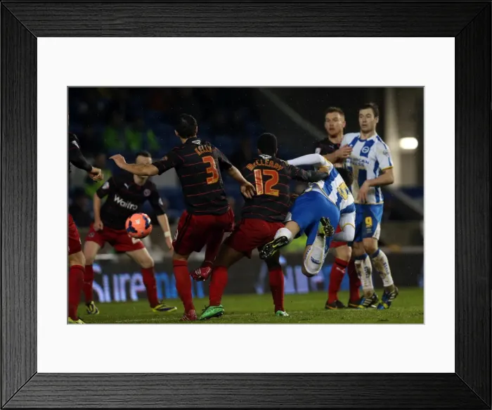 Framed Print : Brighton & Hove Albion vs. Reading (FA Cup) - Home Game, 4th January 2014 (Season 2013-14) Framed Print : Brighton & Hove Albion vs. Reading (FA Cup) - Home Game, 4th January 2014 (Season 2013-14)