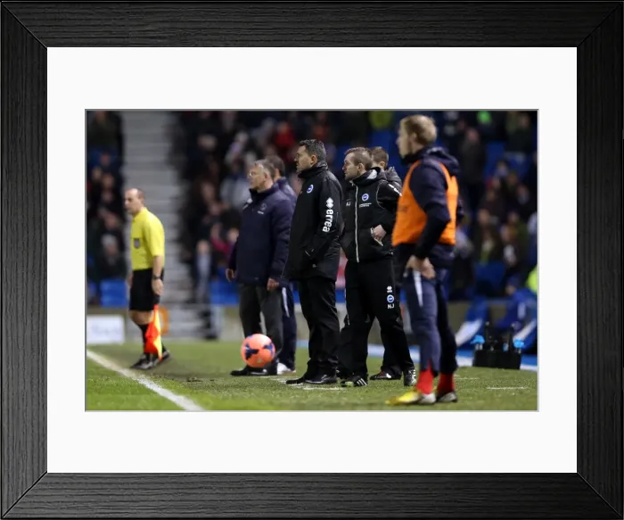 Framed Print : Brighton & Hove Albion vs. Reading (FA Cup) - Home Game: 04-01-2014 (Season 2013-14) Framed Print : Brighton & Hove Albion vs. Reading (FA Cup) - Home Game: 04-01-2014 (Season 2013-14)