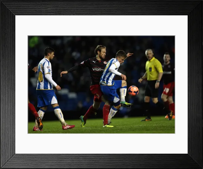 Framed Print : A Fight at the Amex: Brighton & Hove Albion vs. Reading (FA Cup), 2013-14 Season Framed Print : A Fight at the Amex: Brighton & Hove Albion vs. Reading (FA Cup), 2013-14 Season