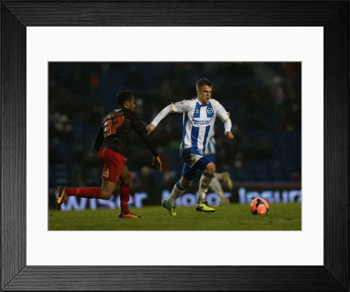 Framed Print : Brighton & Hove Albion vs. Reading (FA Cup) - Home Game: 04-01-2014 (Season 2013-14) Framed Print : Brighton & Hove Albion vs. Reading (FA Cup) - Home Game: 04-01-2014 (Season 2013-14)