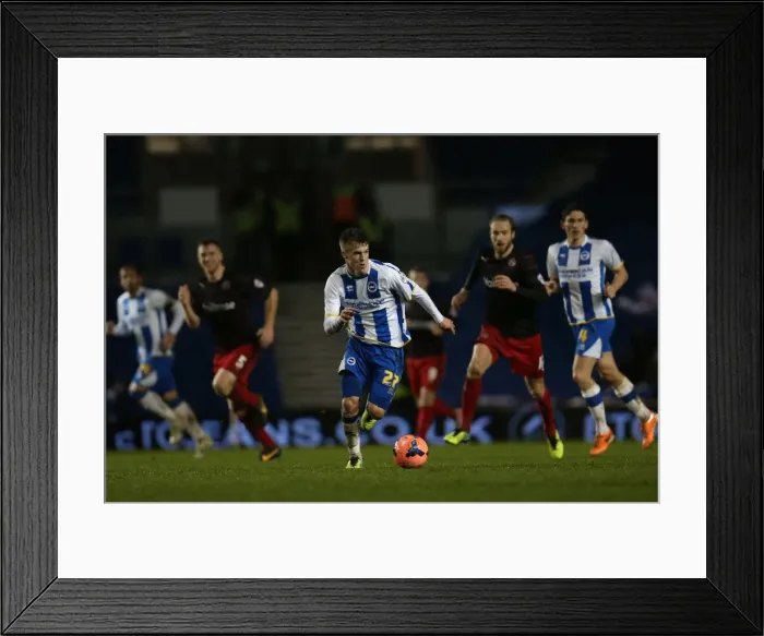 Framed Print : A Fight at the Amex: Brighton & Hove Albion vs. Reading (FA Cup), 2013-14 Season Framed Print : A Fight at the Amex: Brighton & Hove Albion vs. Reading (FA Cup), 2013-14 Season