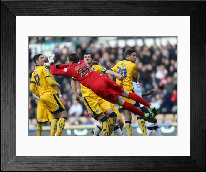 Framed Print : Brighton & Hove Albion vs. Derby County (Away Game - 18-01-2014) Framed Print : Brighton & Hove Albion vs. Derby County (Away Game - 18-01-2014)