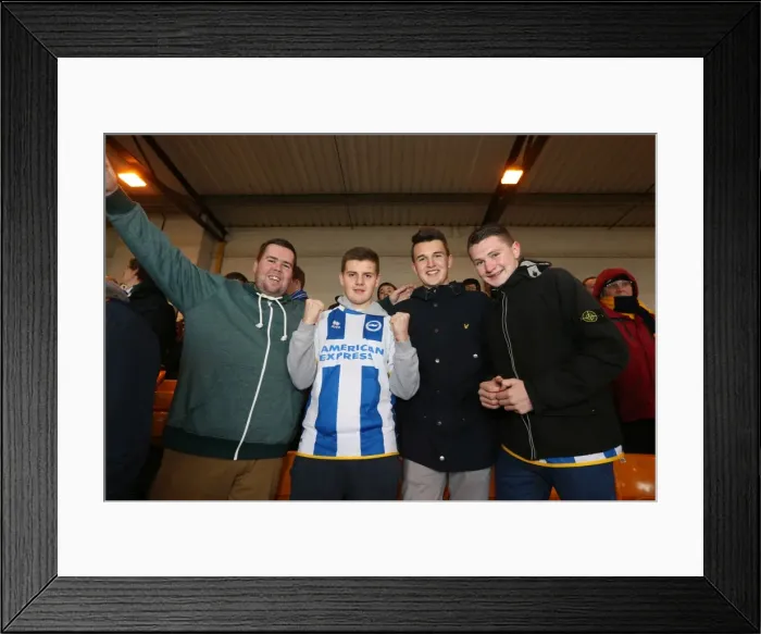 Framed Print : Brighton & Hove Albion vs Port Vale (FA Cup, 2014) Framed Print : Brighton & Hove Albion vs Port Vale (FA Cup, 2014)