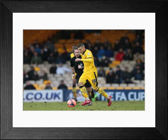 Framed Print : Brighton & Hove Albion vs Port Vale (FA Cup, 2013-14: Away Game, 25-01-2014) Framed Print : Brighton & Hove Albion vs Port Vale (FA Cup, 2013-14: Away Game, 25-01-2014)