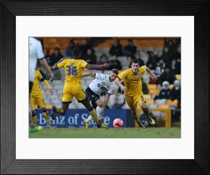 Framed Print : Brighton & Hove Albion vs Port Vale - FA Cup, 25th January 2014 (Away Game) Framed Print : Brighton & Hove Albion vs Port Vale - FA Cup, 25th January 2014 (Away Game)