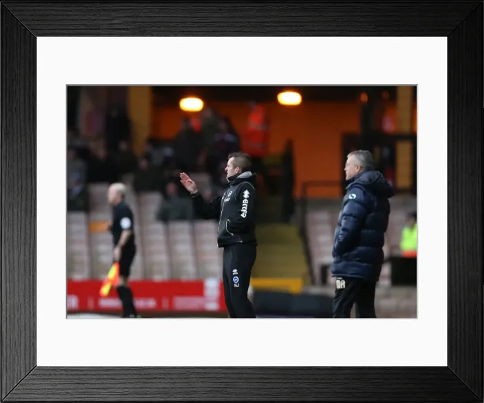 Framed Print : Brighton & Hove Albion vs Port Vale (FA Cup, 25-01-2014) Framed Print : Brighton & Hove Albion vs Port Vale (FA Cup, 25-01-2014)