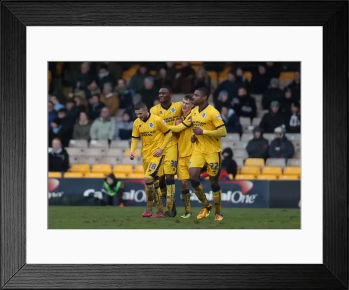 Framed Print : Brighton & Hove Albion vs Port Vale (FA Cup, 25-01-2014) Framed Print : Brighton & Hove Albion vs Port Vale (FA Cup, 25-01-2014)