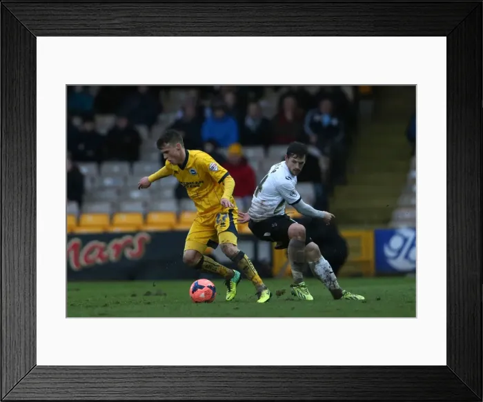 Framed Print : Brighton & Hove Albion vs Port Vale (FA Cup, 2014): Away Game Framed Print : Brighton & Hove Albion vs Port Vale (FA Cup, 2014): Away Game