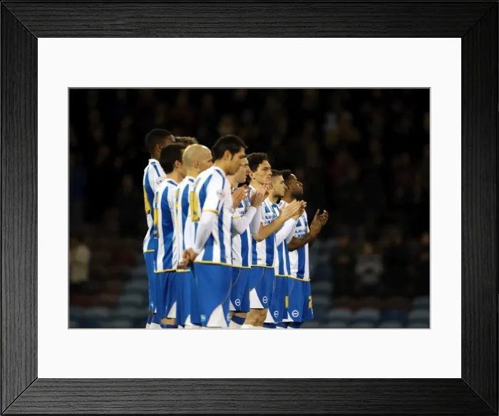 Framed Print : Brighton & Hove Albion vs. Burnley - 28-01-2014: Away Game, 2013-14 Season Framed Print : Brighton & Hove Albion vs. Burnley - 28-01-2014: Away Game, 2013-14 Season